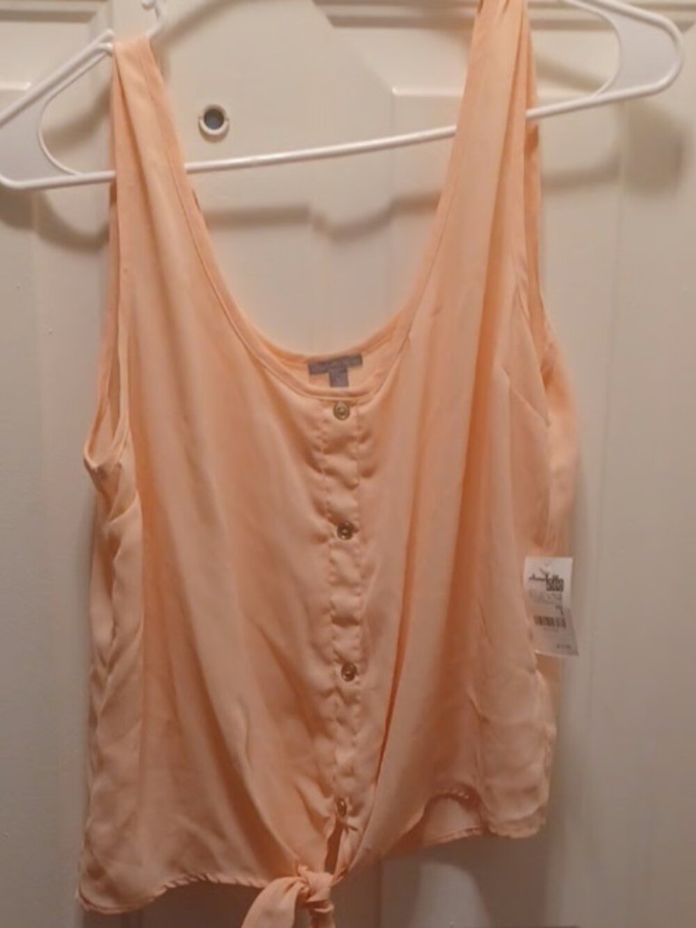 Charlotte Russe size large Peach color top